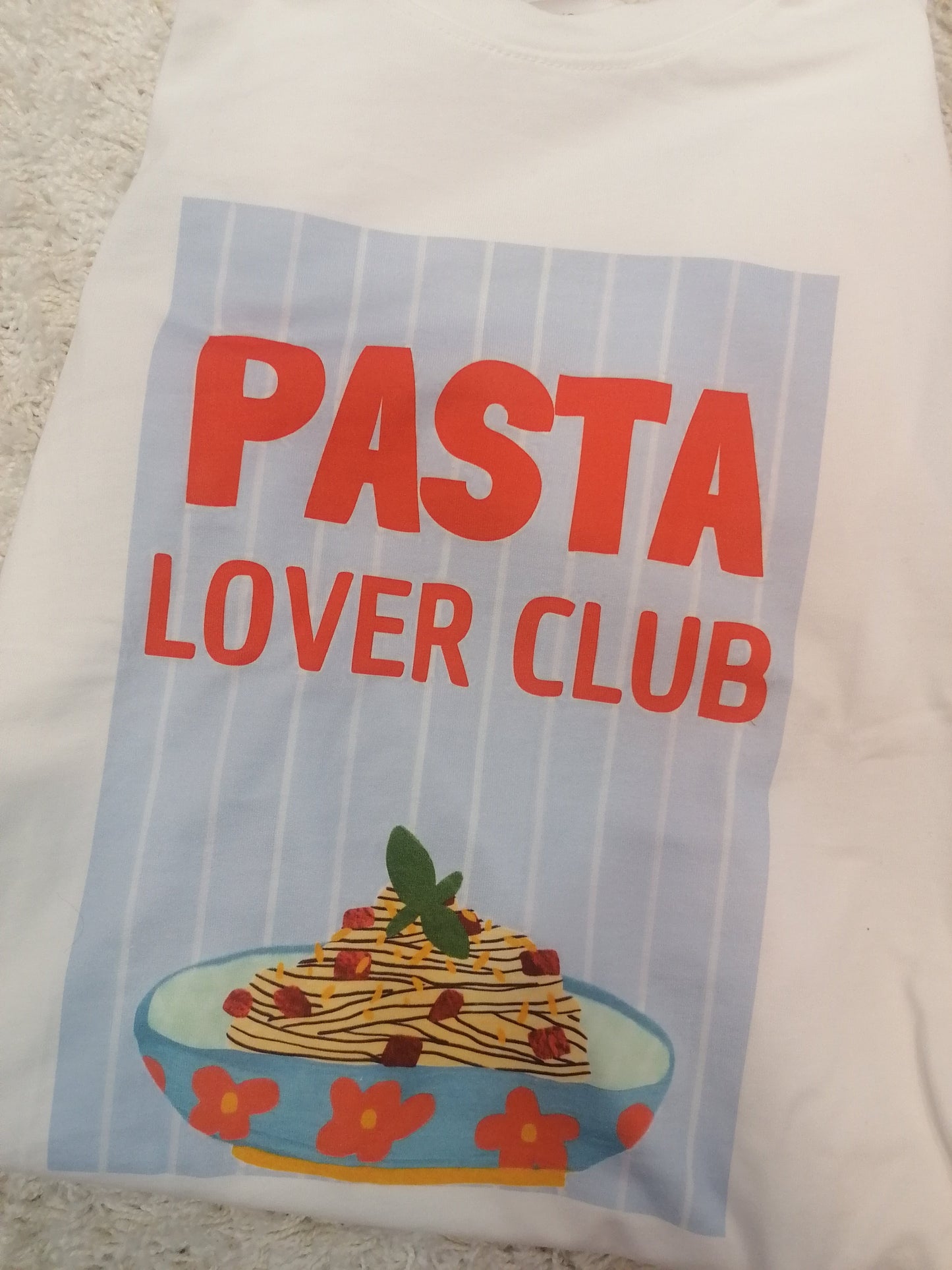 T-shirt over Pasta Lover
