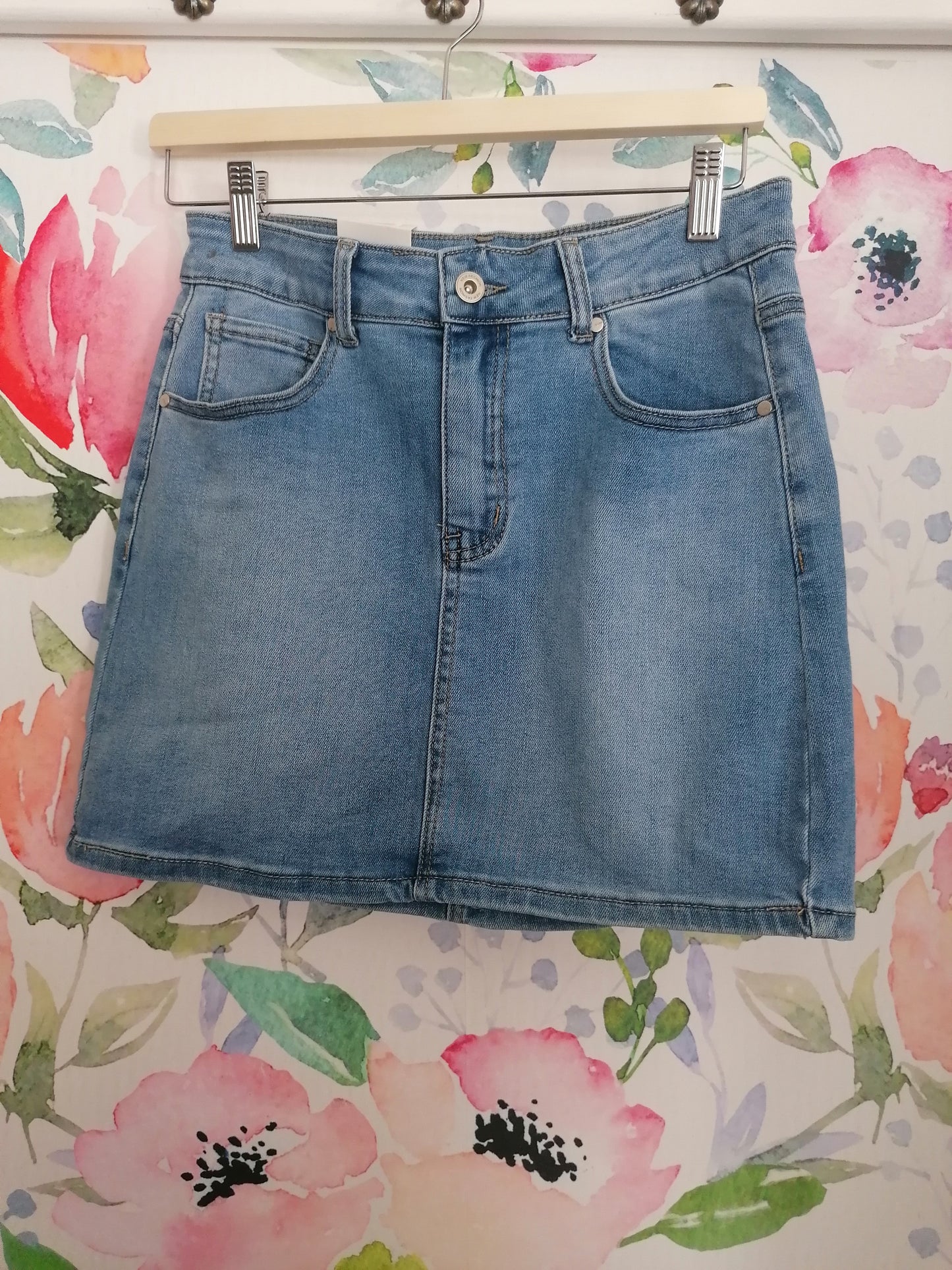Mini gonna jeans denim