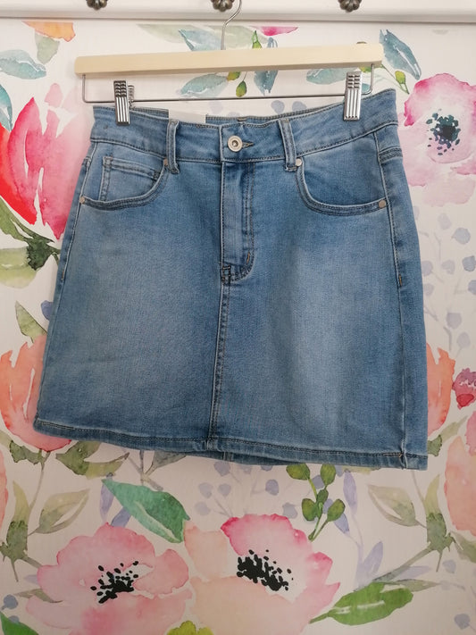Mini gonna jeans denim
