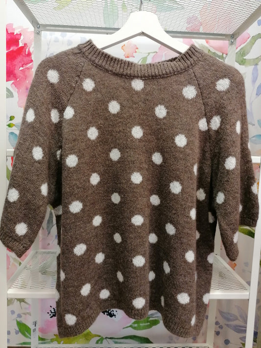 Maglioncino pois maniche 3/4