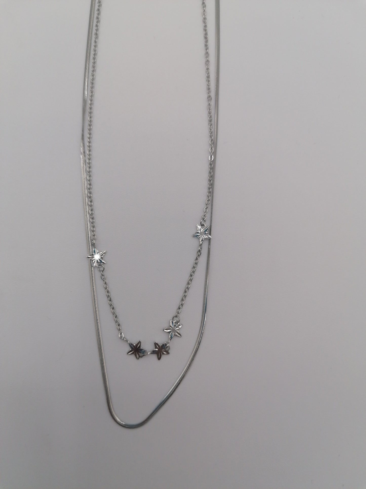 Collana stelline doppia