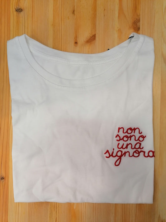 T-shirt "non sono una signora"