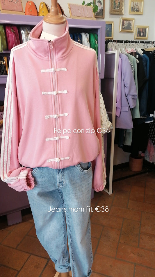 Felpa con zip
