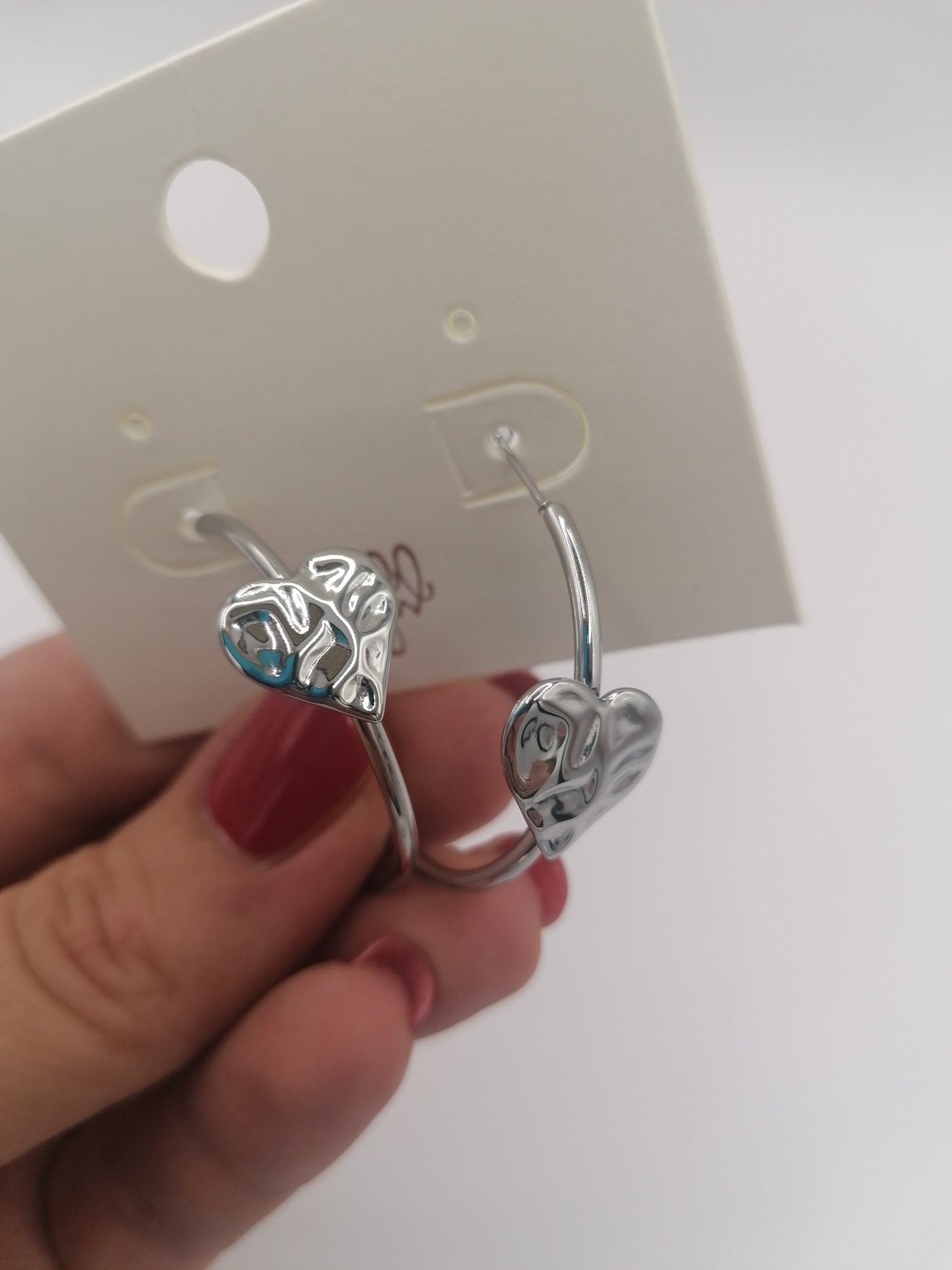 Orecchini cuore boho