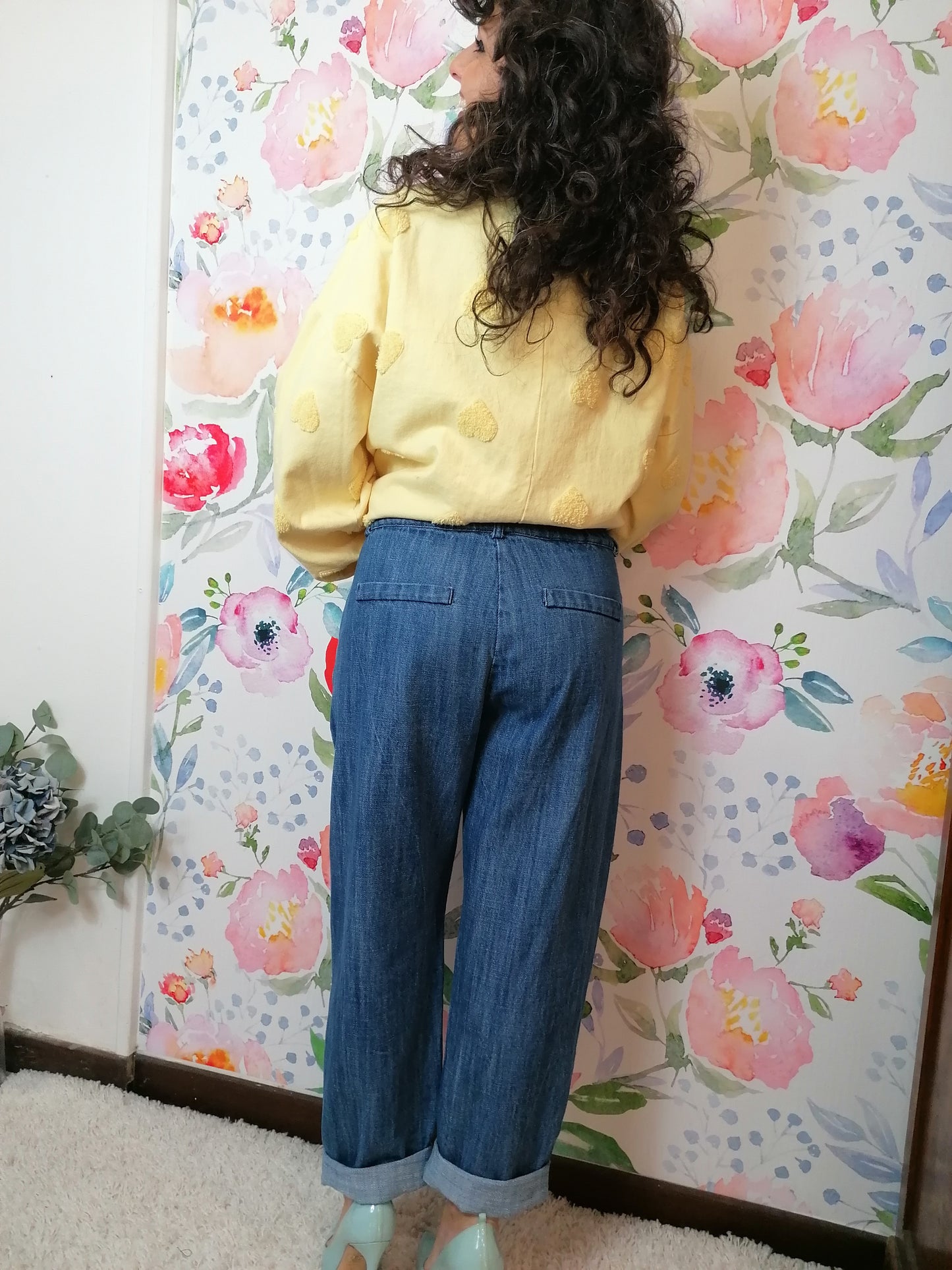 Pantalone caramella jeans super morbido