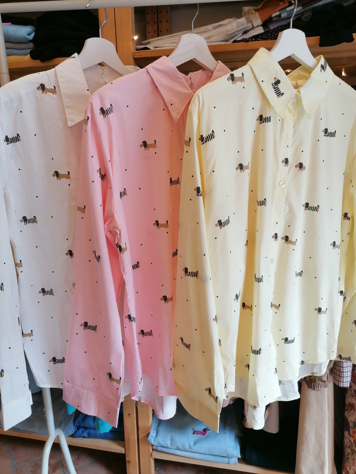 Camicia bassotti rosa