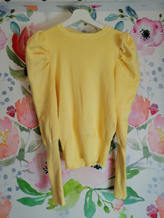 Maglia con maniche a sbuffo - vari colori