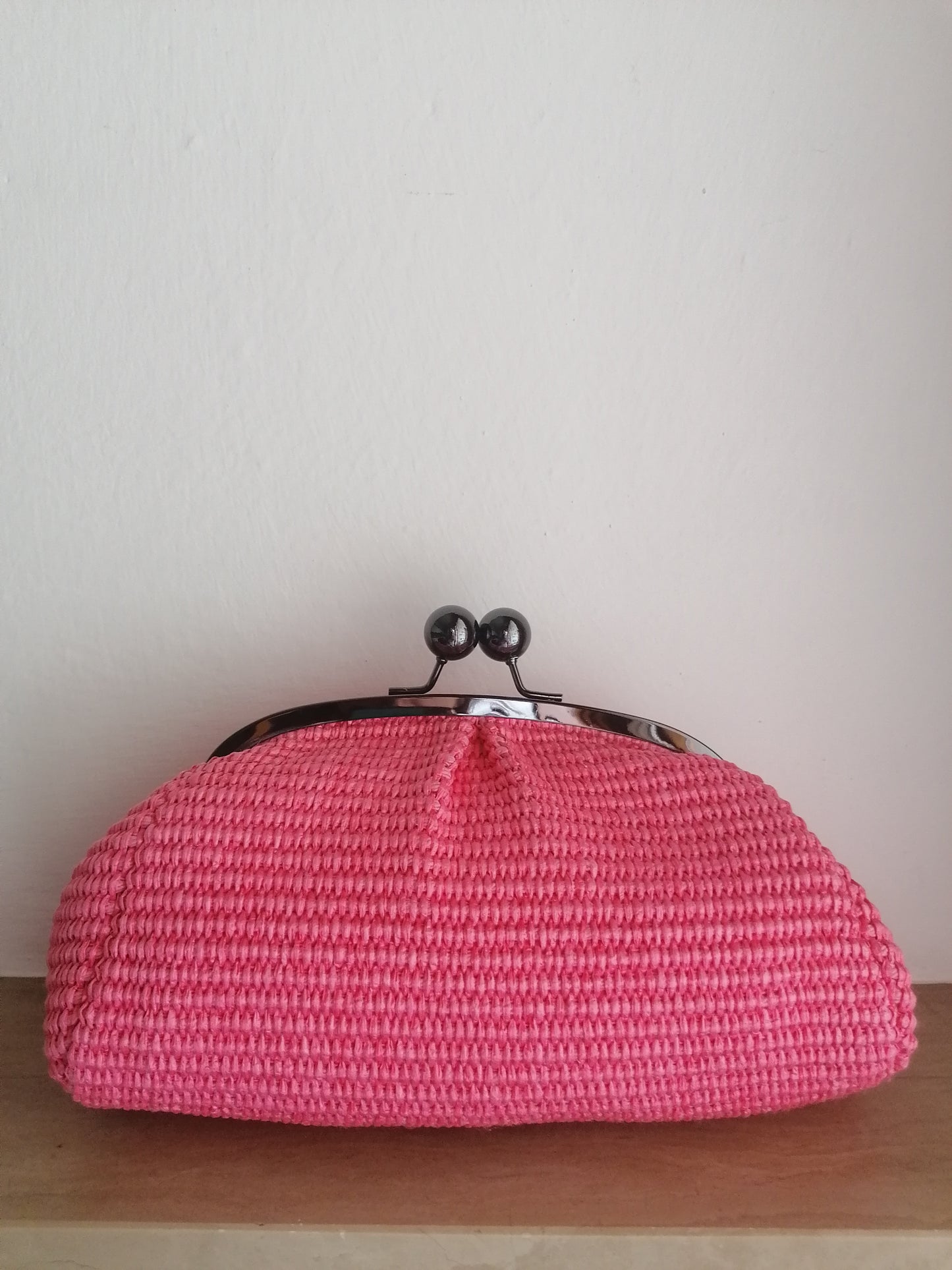 Borsetta tracolla clutch intrecciata