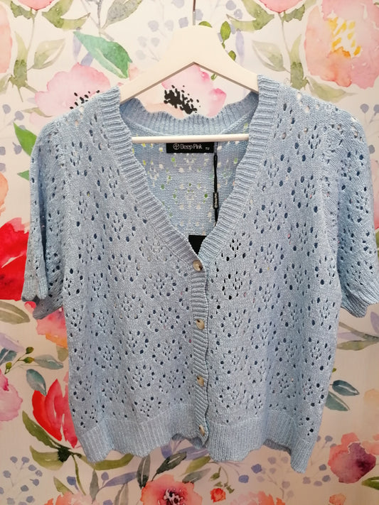 Cardigan traforato