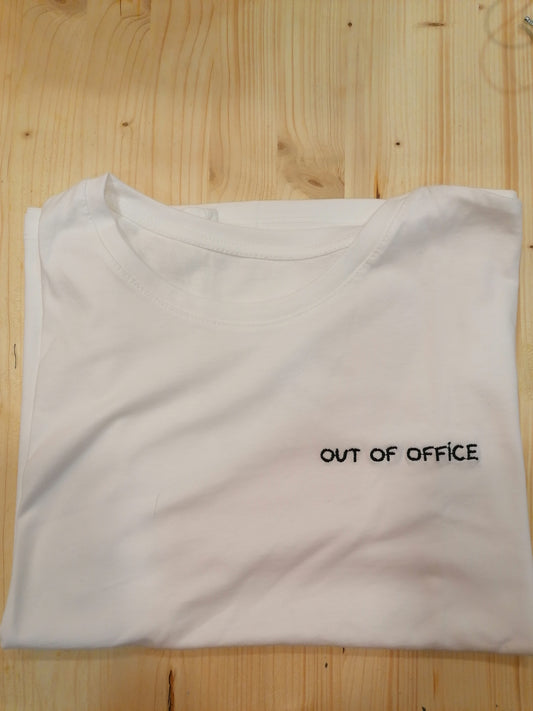 T-shirt "out of office"