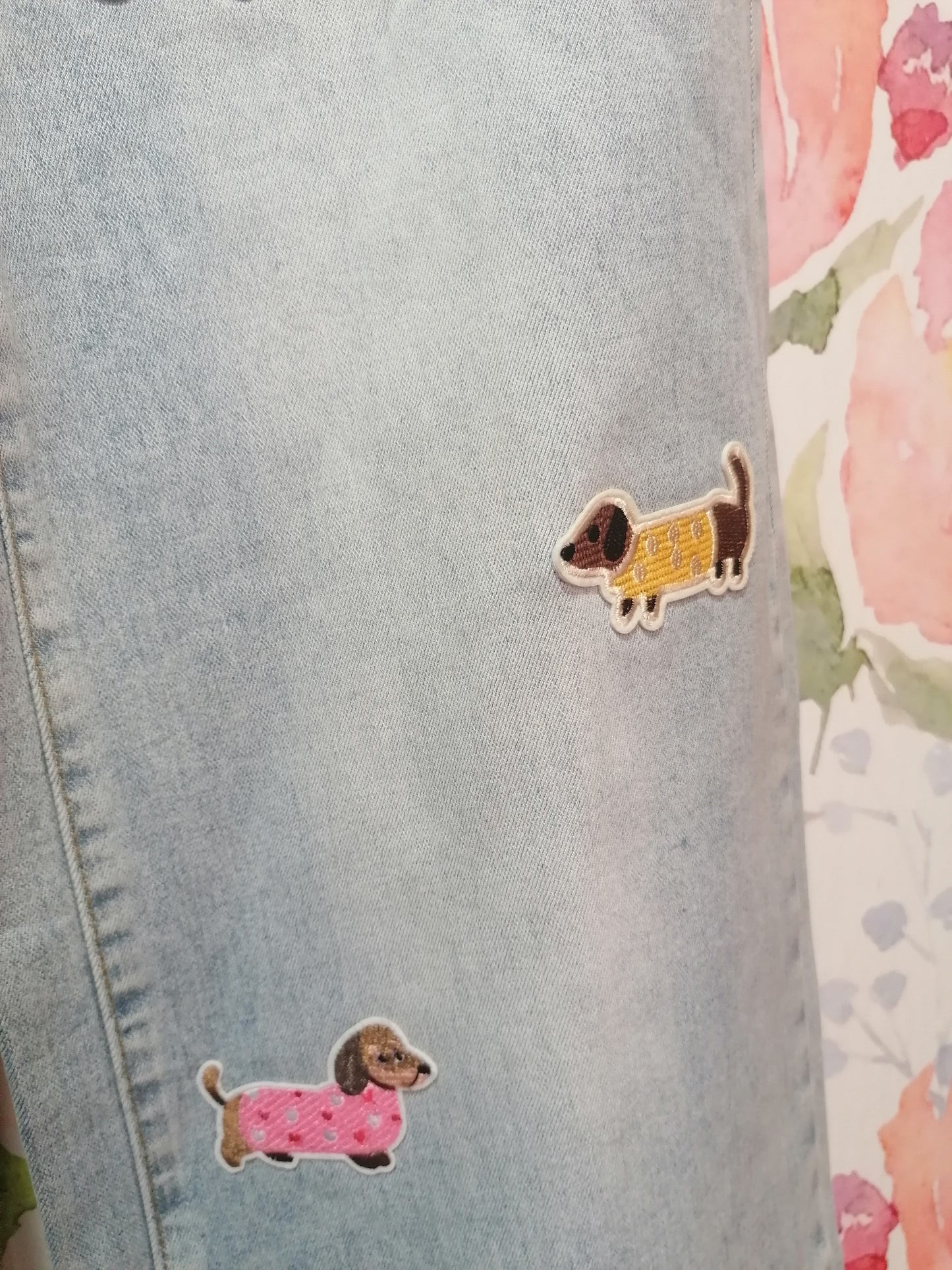 Jeans wide leg bassotti