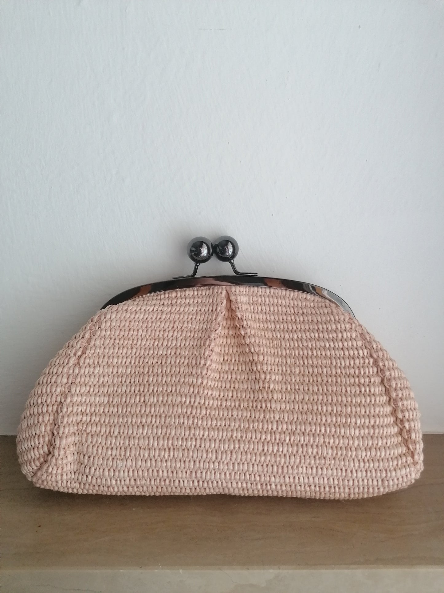 Borsetta tracolla clutch intrecciata