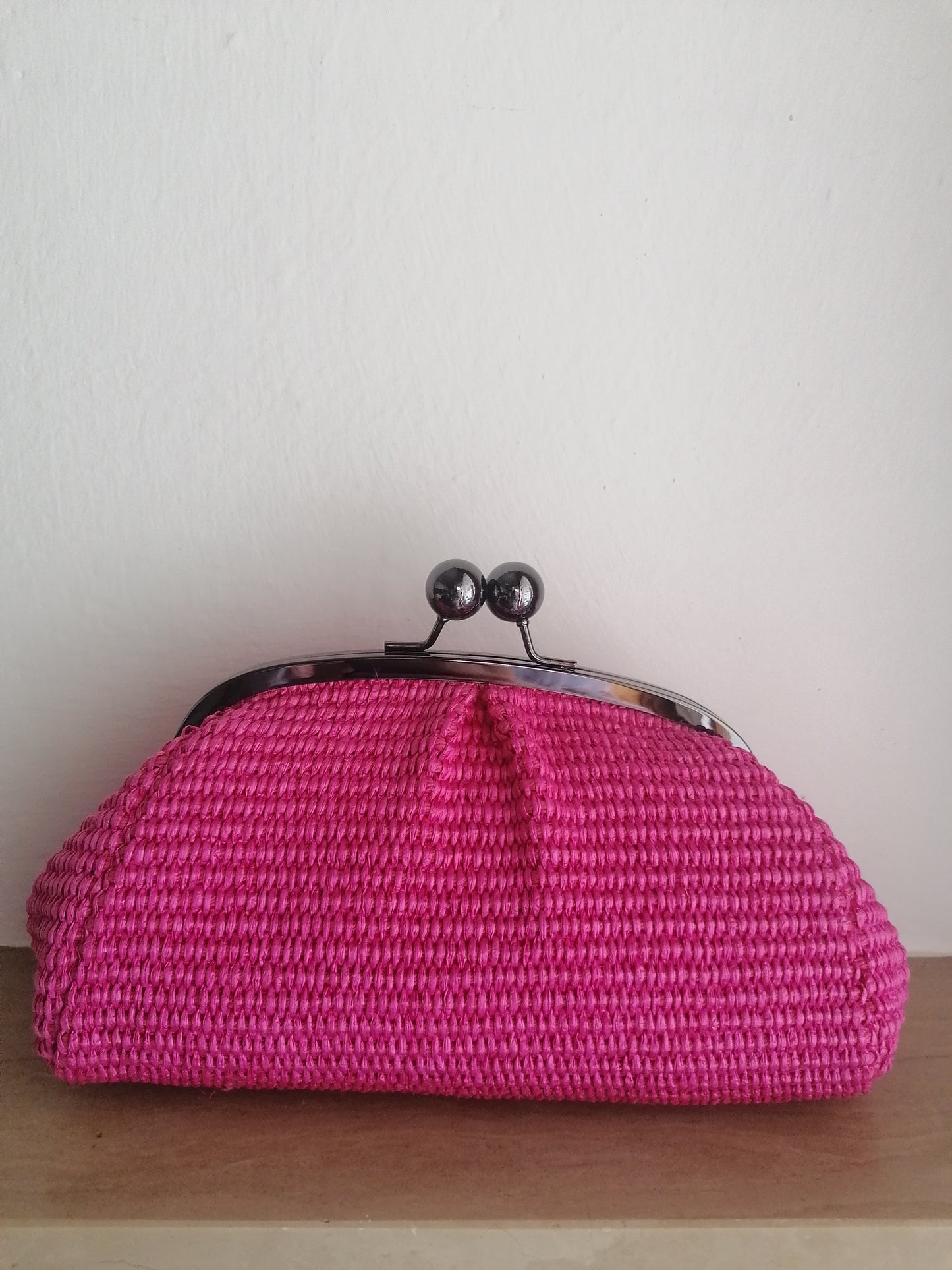 Borsetta tracolla clutch intrecciata
