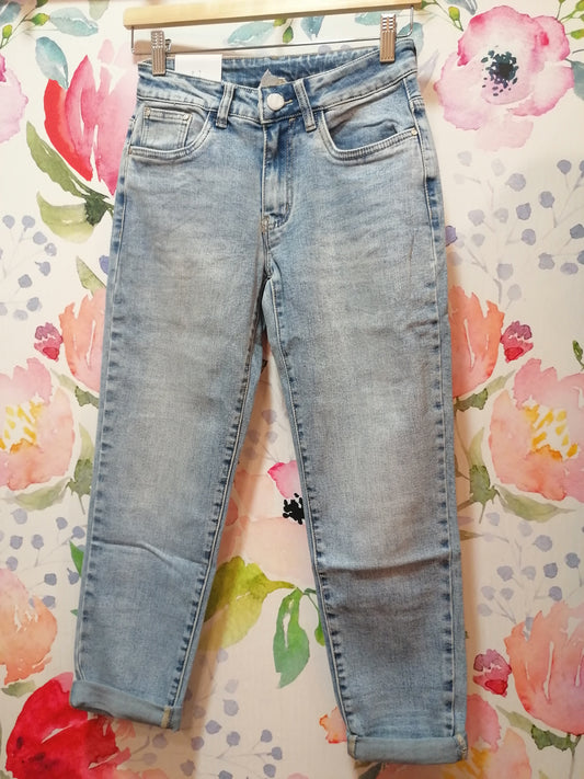 Jeans mom fit low waist