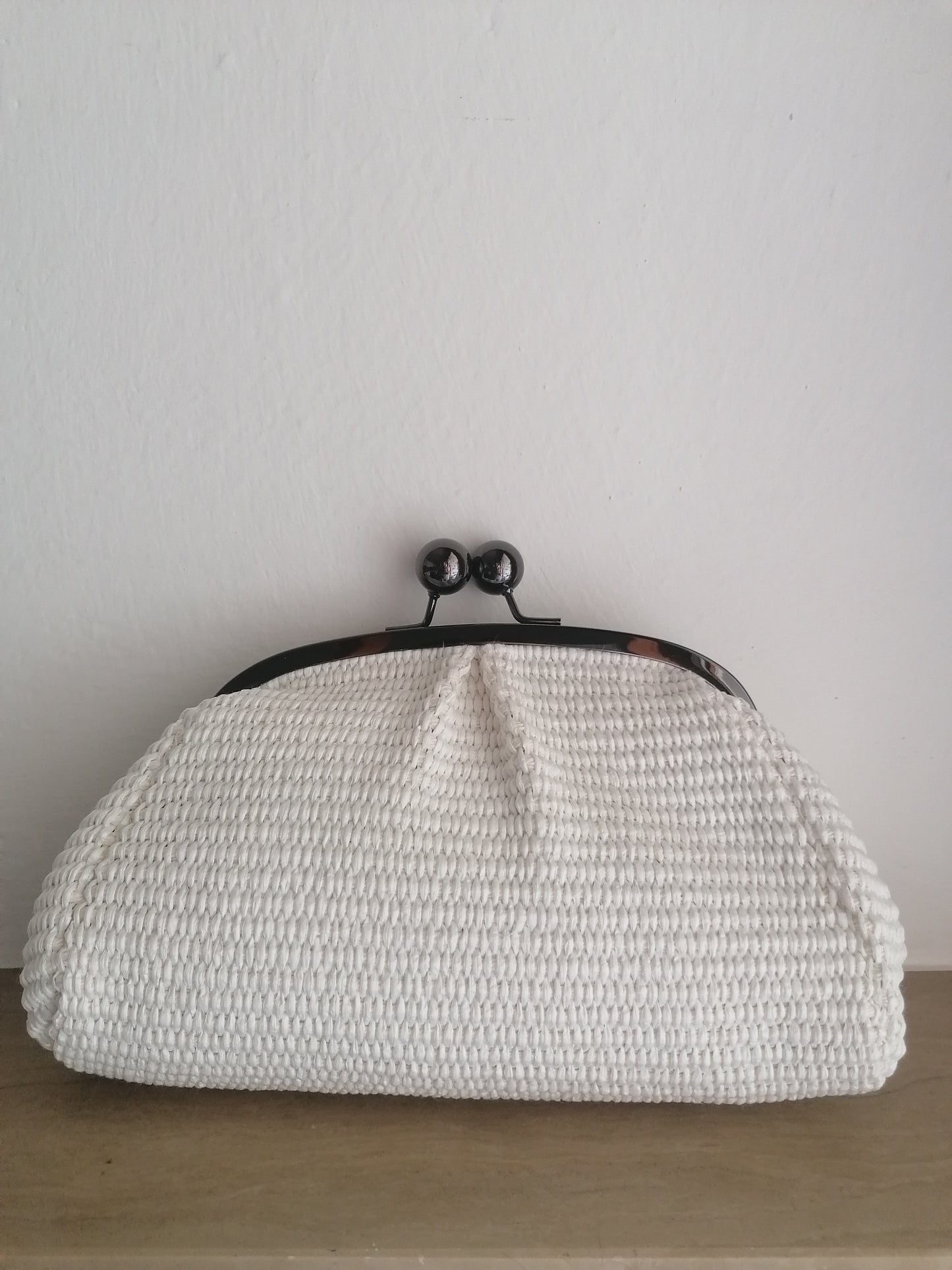 Borsetta tracolla clutch intrecciata
