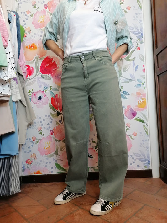 Pantaloni denim mod. barrel