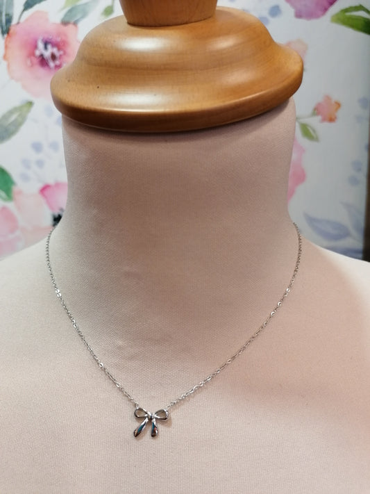 Collana fiocco SILVER