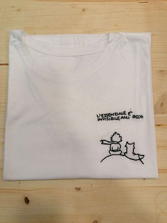 T-shirt "l'essenziale è invisibile agli occhi"