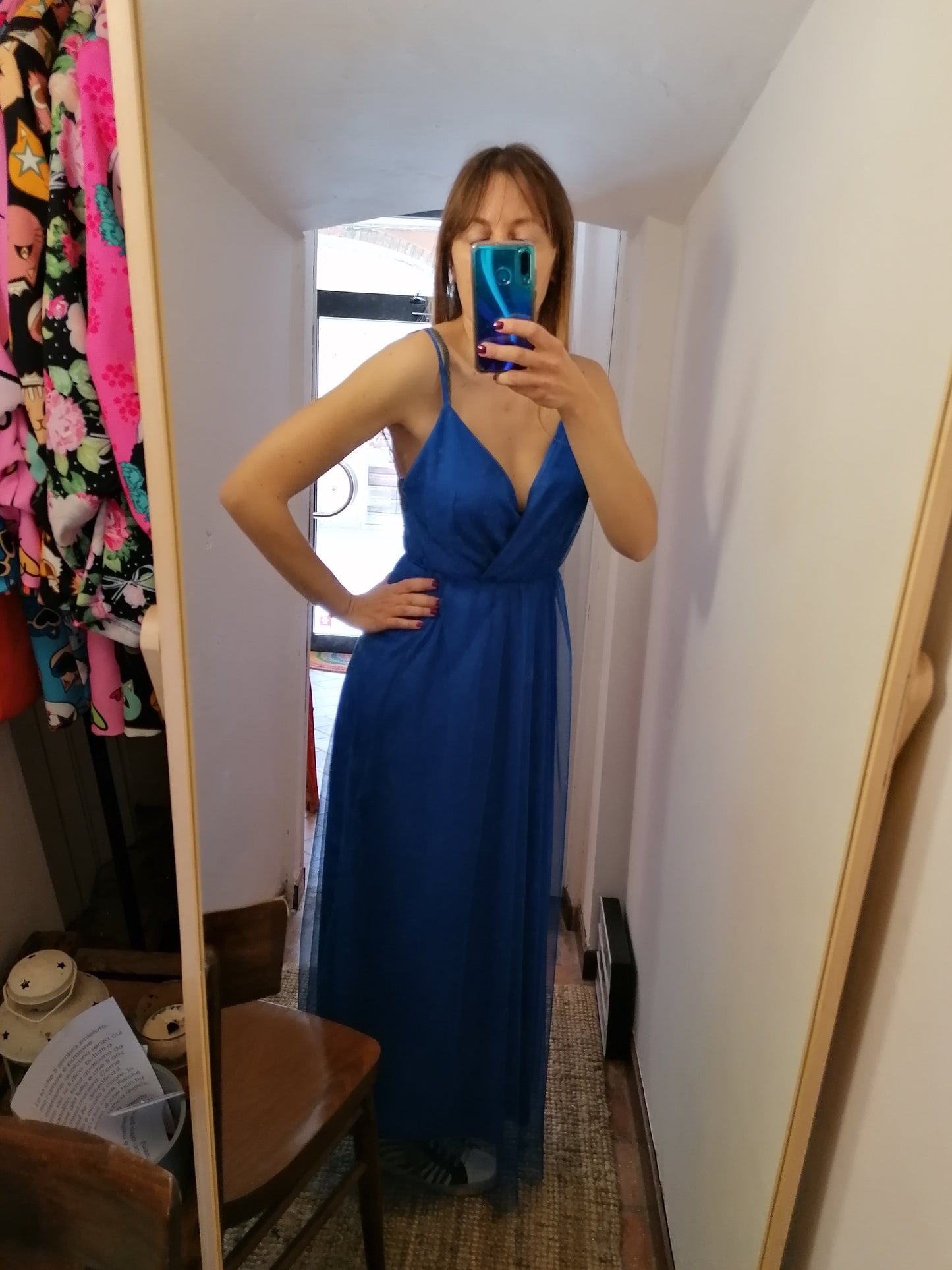 Long dress AGATA in tulle