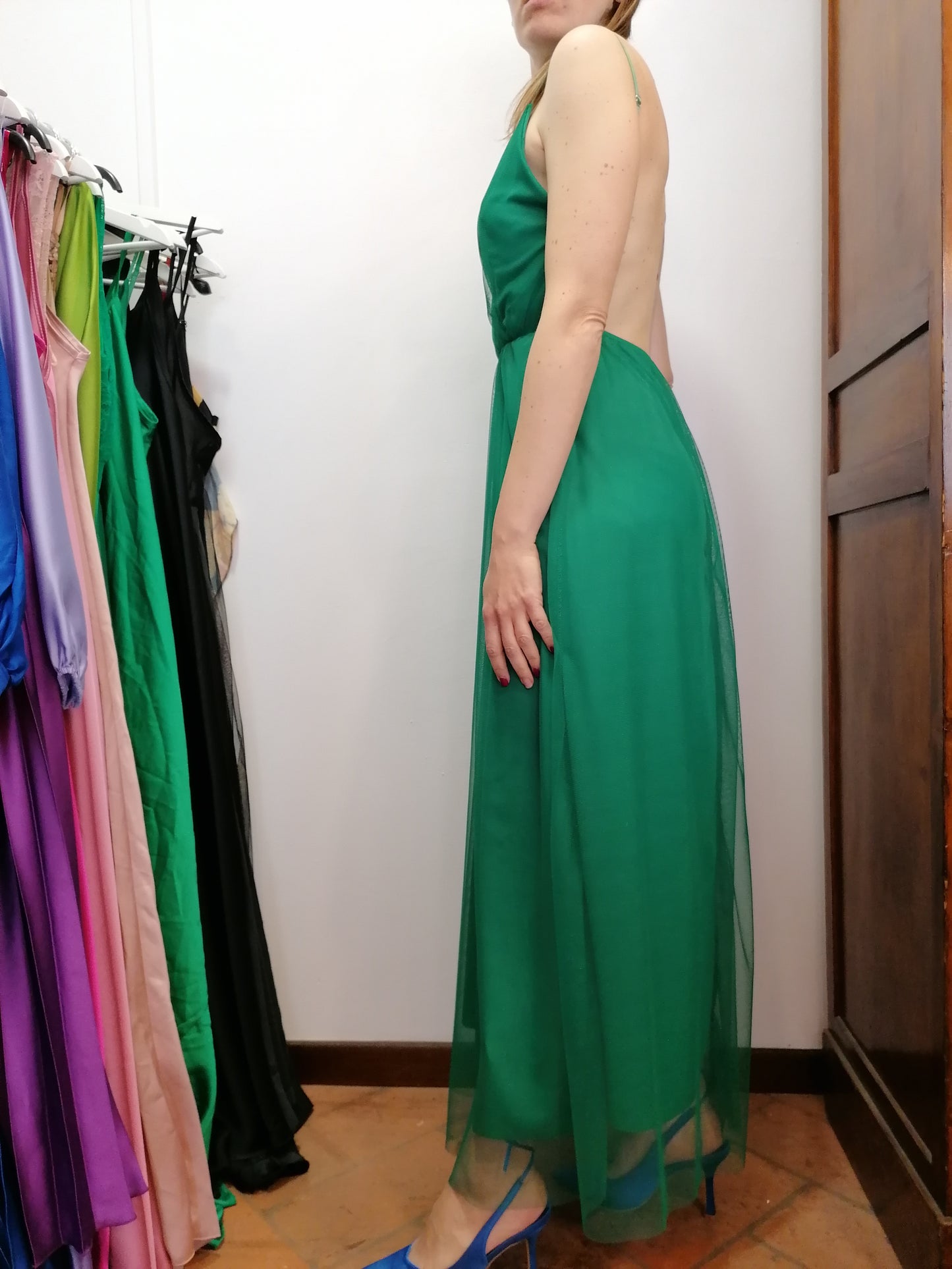 Long dress AGATA in tulle
