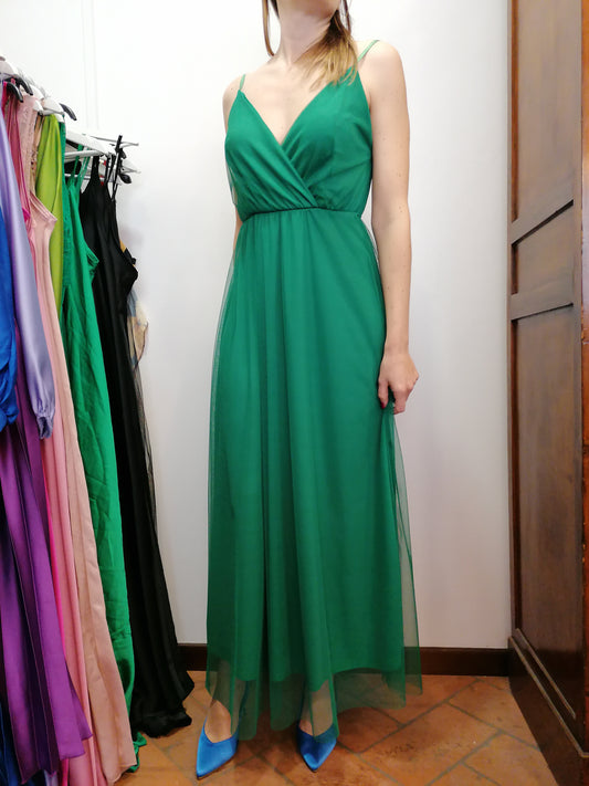 Long dress AGATA in tulle