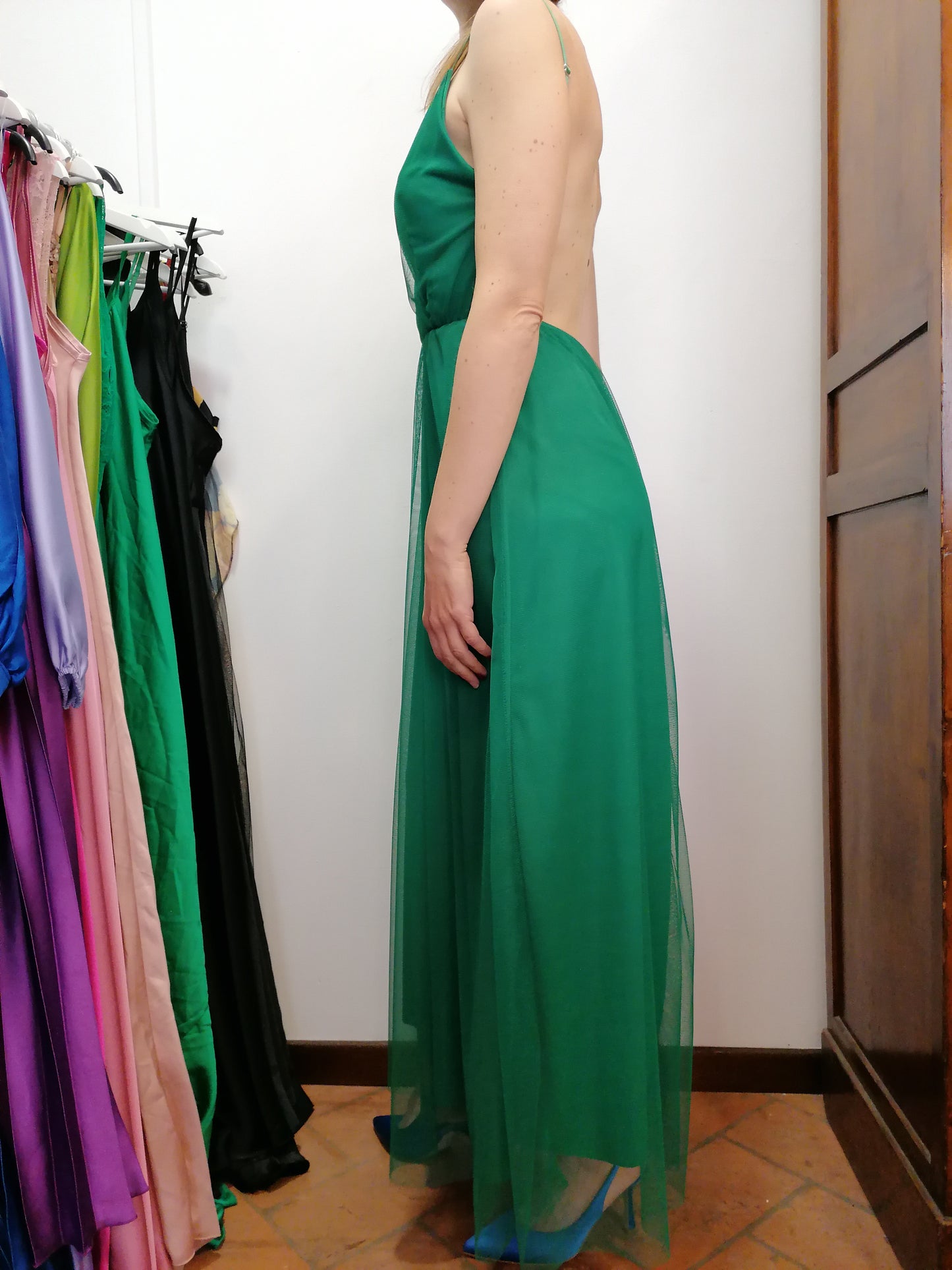 Long dress AGATA in tulle