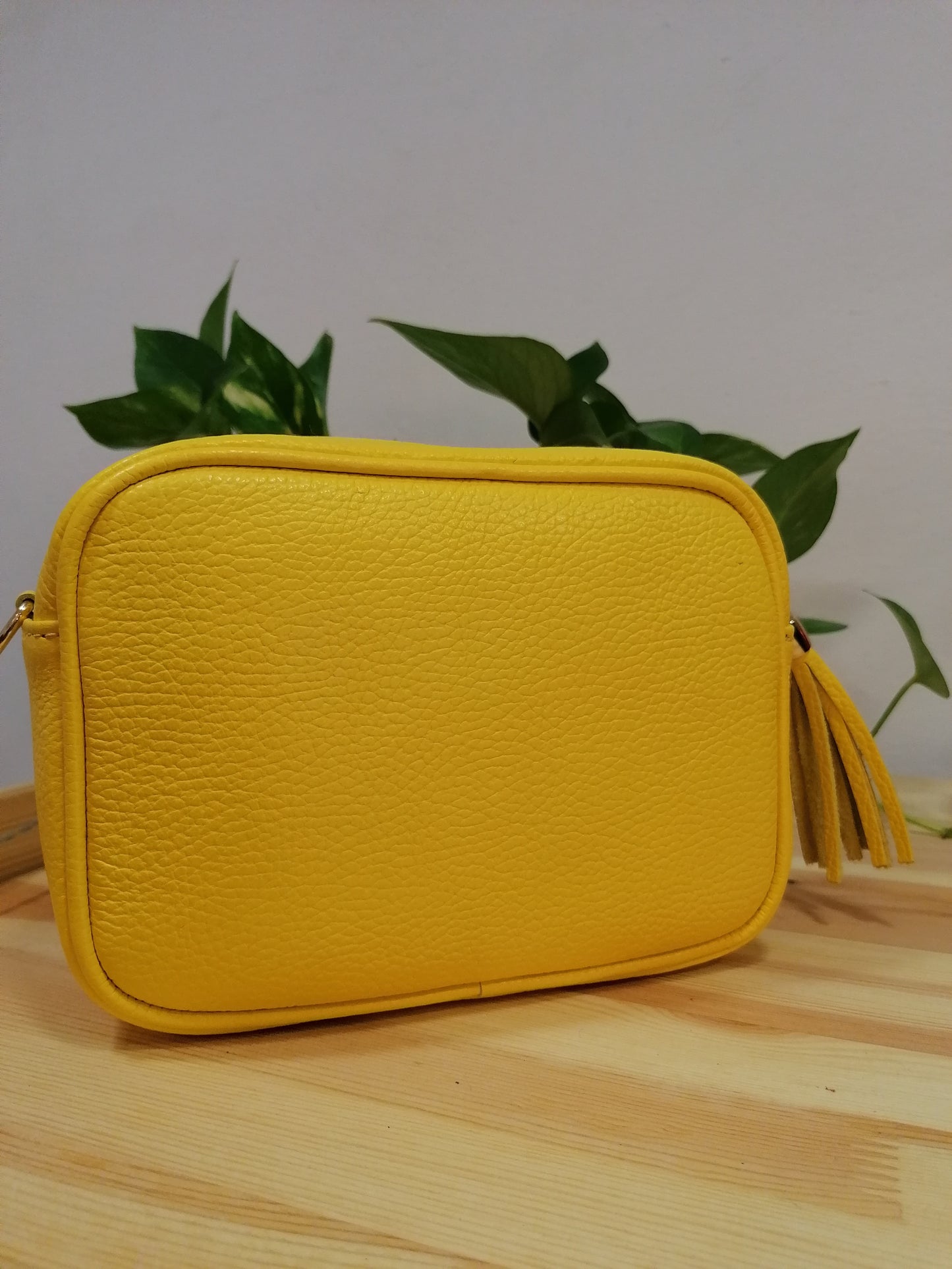 QUADROTTA MEDIA Borsa a tracolla in pelle